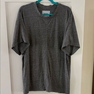 Daniel Patrick Men's Short Sleeve Crew Tee in Charcoal Heather Gray